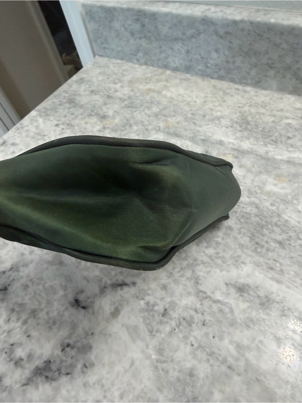 Prada Dark Green Nylon Tessuto Shoulder Bag - Picture 6 of 6